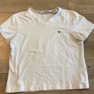 Tommy Hilfiger White cropped tee